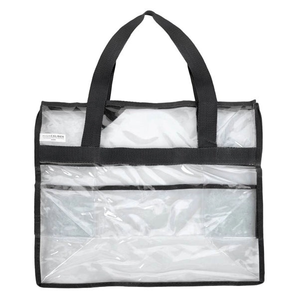Transparent Vinyl Tote Bags for Security Approved