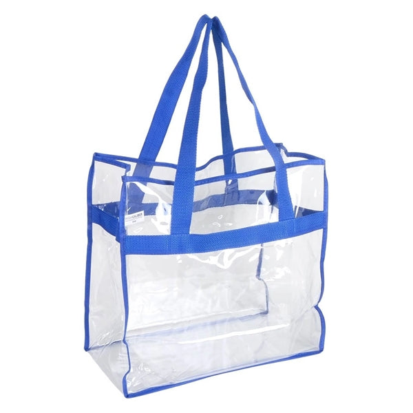 Transparent Vinyl Tote Bags for Security Approved