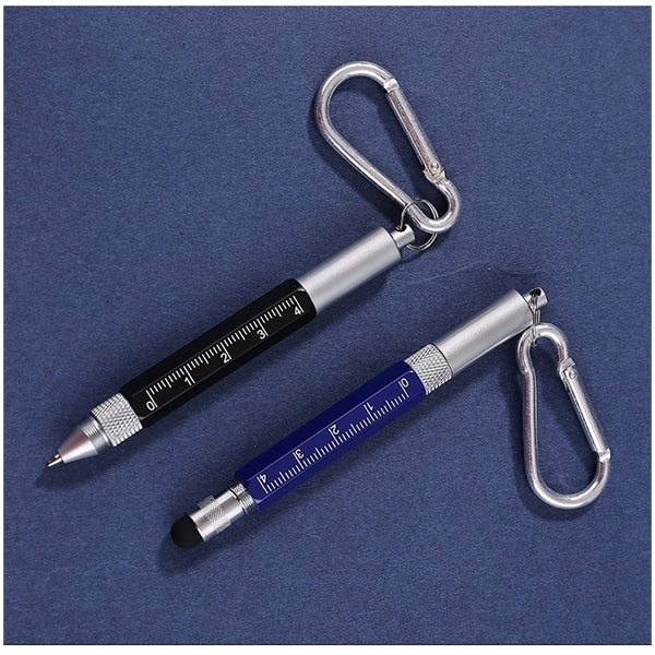Function Tools Ballpoint Pen with keychain