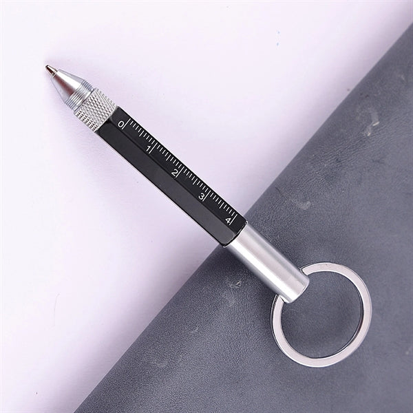 Function Tools Ballpoint Pen with keychain