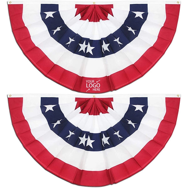 Patriotic American Bunting Flag Banner