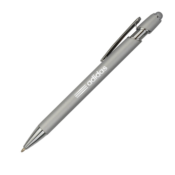 Donnie Soft Rubber Finish Aluminum Ballpoint Stylus Pen