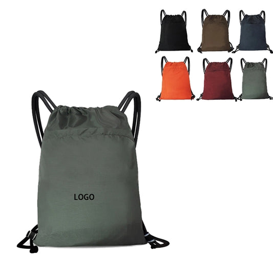 Polyester Drawstring Sports Backpack