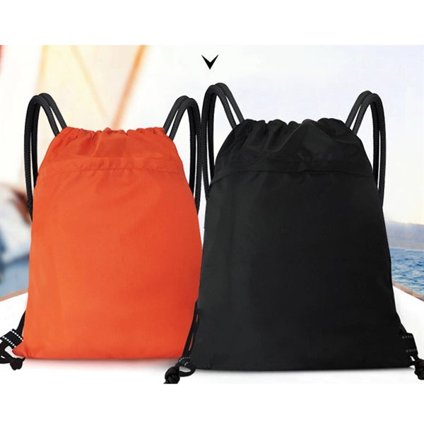 Polyester Drawstring Sports Backpack