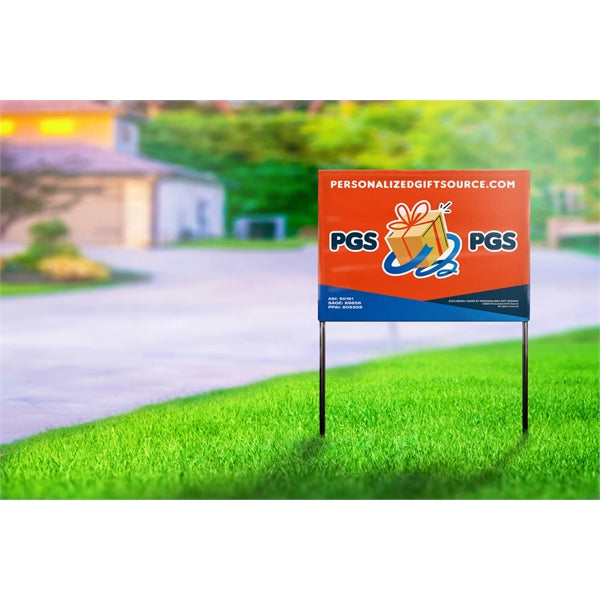 Mailable Yard Banners - Customized Version