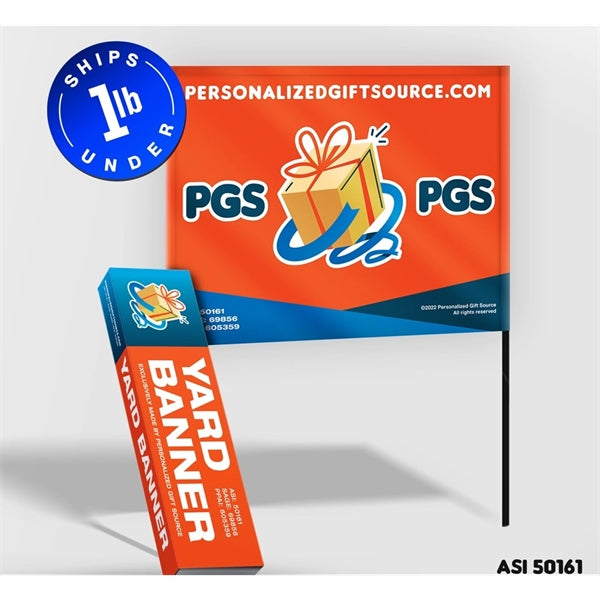 Mailable Yard Banners - Customized Version