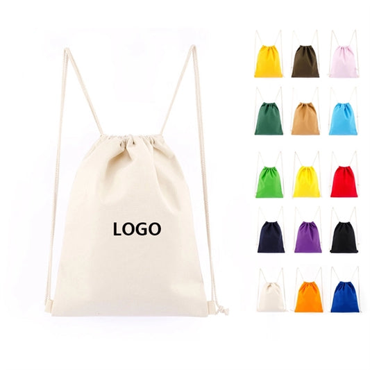 Canvas Drawstring Backpack