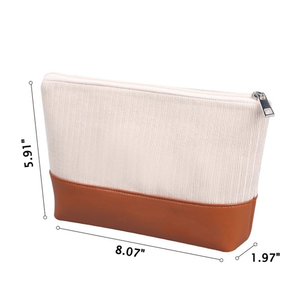 Travel Makeup Organizer Pouch & Cosmetic Toiletry Bag