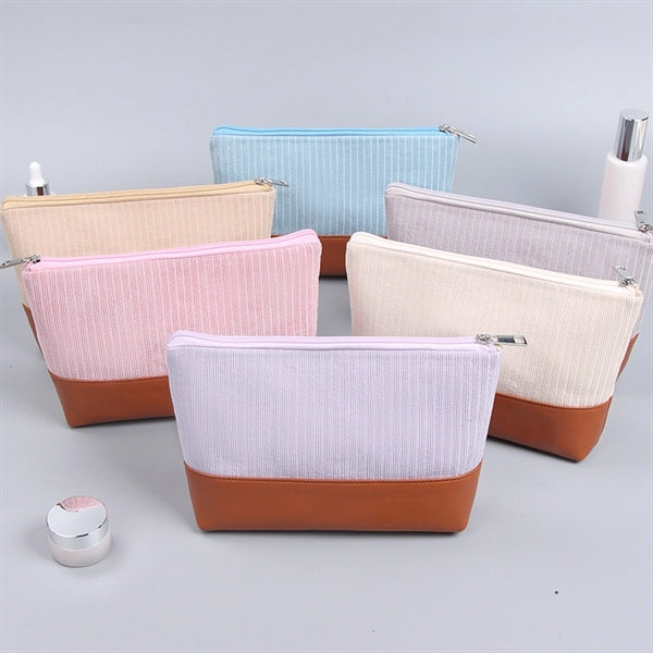 Travel Makeup Organizer Pouch & Cosmetic Toiletry Bag