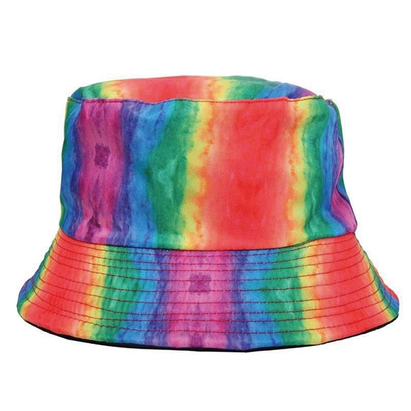 100% Premium Cotton Blend Twill Outdoor Rainbow Bucket Hat