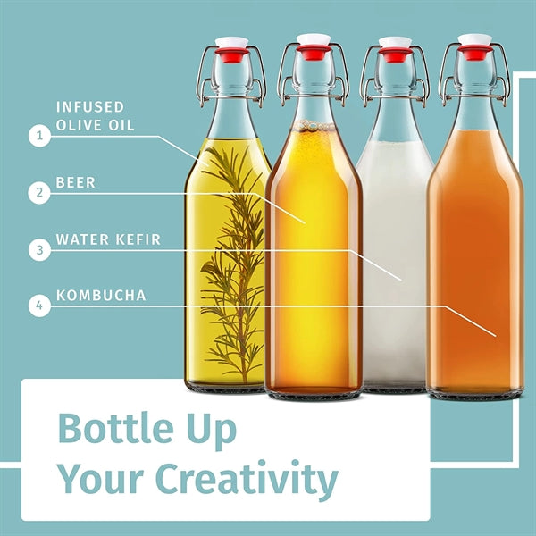 Swing Top Glass Bottles