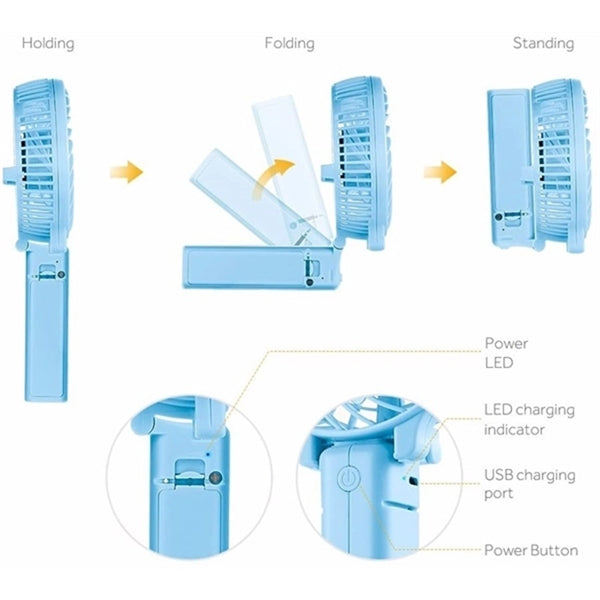 USB Rechargeable Foldable Fan