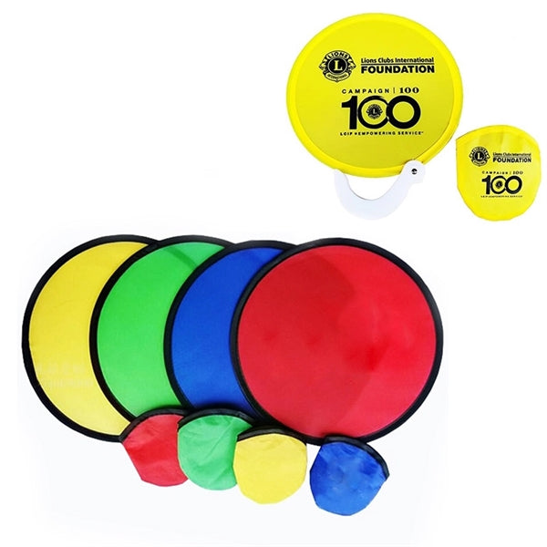 10" Folding Flying Disk With Pouch