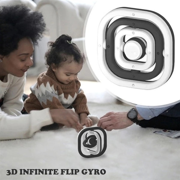 Anti-Stress 3D Flip Finger Spinner Fidget Toy