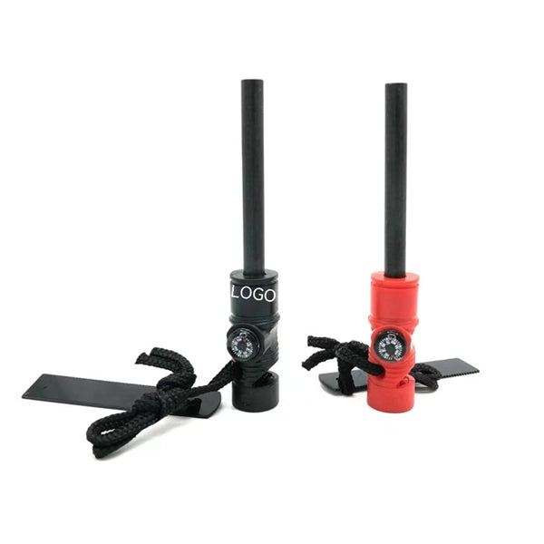 Emergency Fire Starters With Whistle Compass