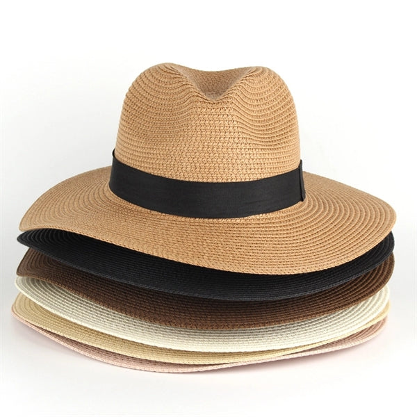 Panama Style Fedora Beach Sun Straw Lifeguard Hat