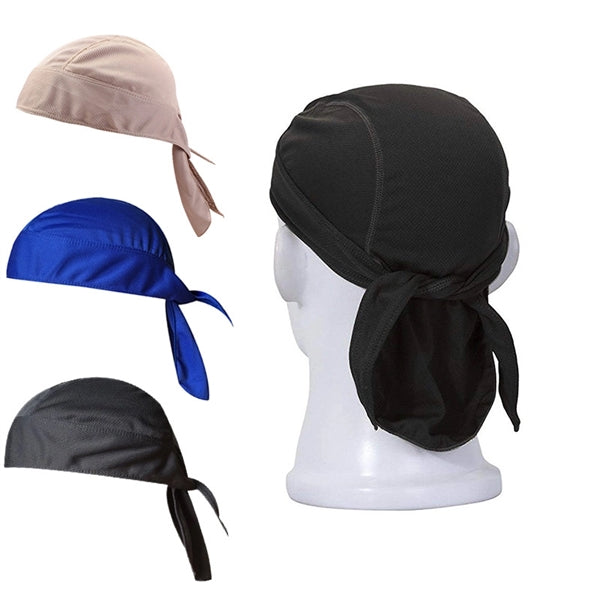 Bandana and Motorcycle Helmet Liner Cycling Skull Cap
