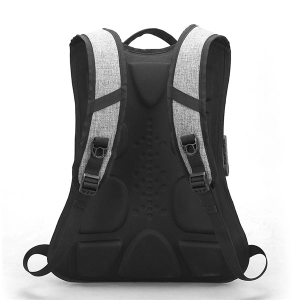 Laptop backpack with anti theft code lock