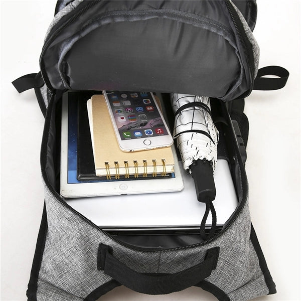 Laptop backpack with anti theft code lock