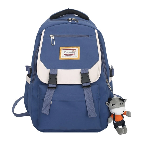 Packbag with a cute calf pendant