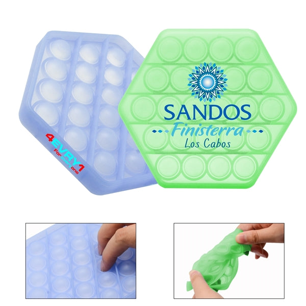 Luminous Hexagon Push Pop Bubble