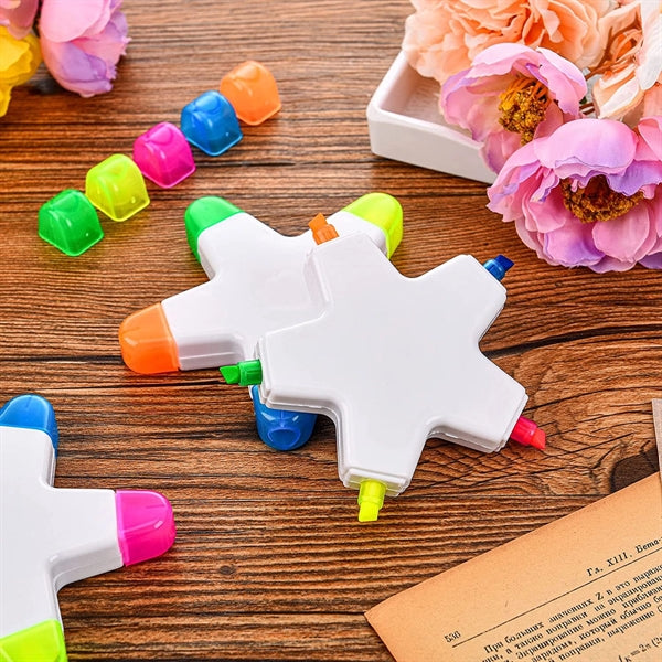 5-In-1 Star Shape Watercolor Highlighter Pens