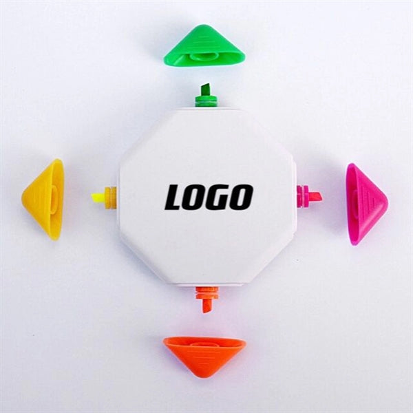 4-In-1 Rectangle Watercolor Highlighter Pens