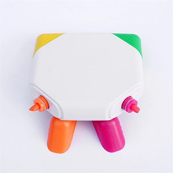 4-In-1 Rectangle Watercolor Highlighter Pens