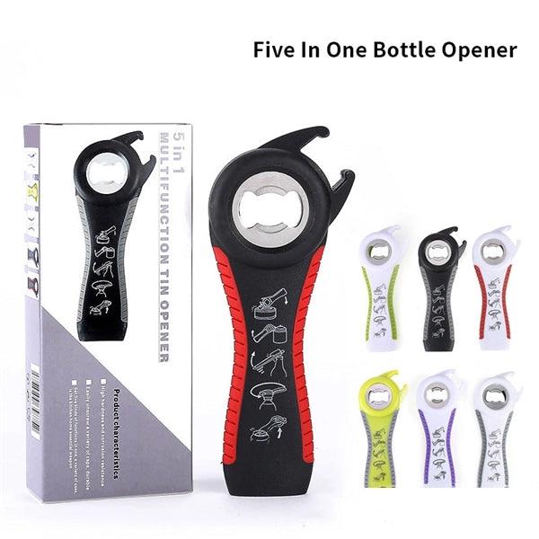 5 in 1 Stainless Steel Opener
