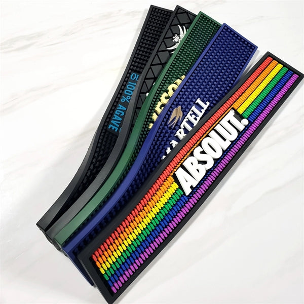 3 1/2'' x 20'' PVC Bar Mat