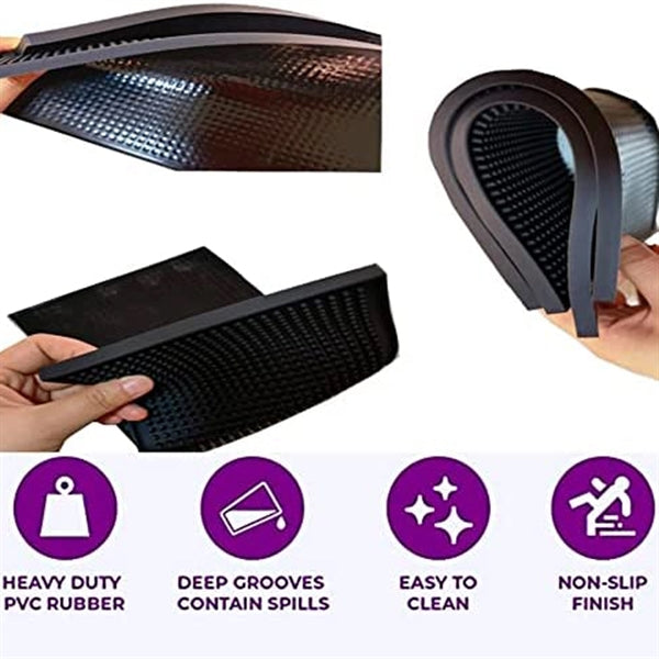 3 1/2'' x 20'' PVC Bar Mat