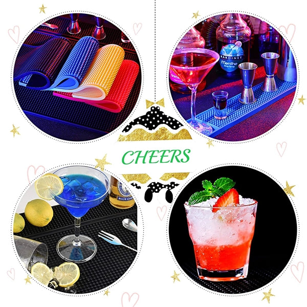 3 1/2'' x 20'' PVC Bar Mat
