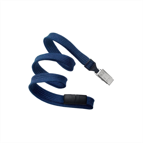3/8" Tube Blank Lanyard with Breakaway (Bulldog Clip)