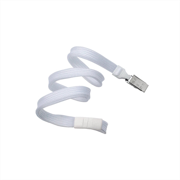 3/8" Tube Blank Lanyard with Breakaway (Bulldog Clip)