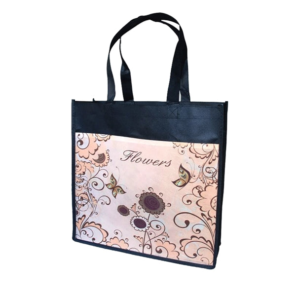 Front Pocket PET Bags X stitching
