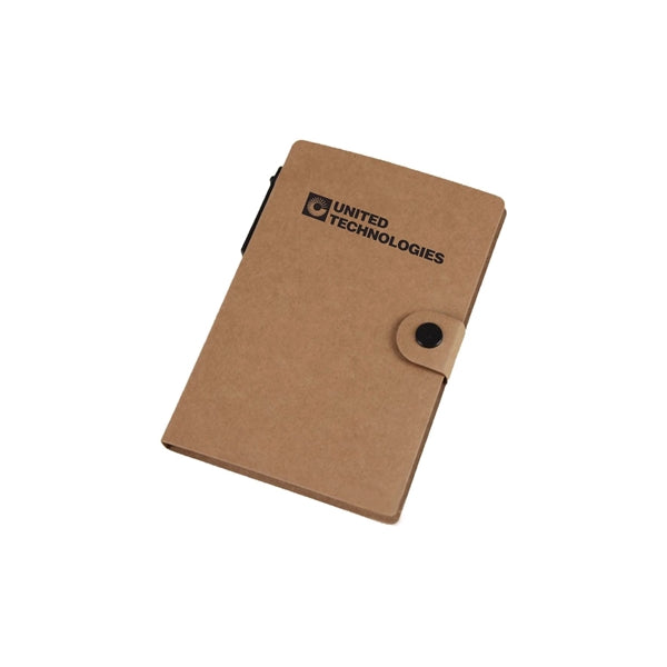 4" x 6" Custom Print Eco Mini- sticky w/Pen