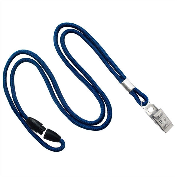 1/8" Round Braid Lanyard with Breakaway (Bulldog Clip)