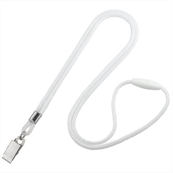 1/8" Round Braid Lanyard with Breakaway (Bulldog Clip)