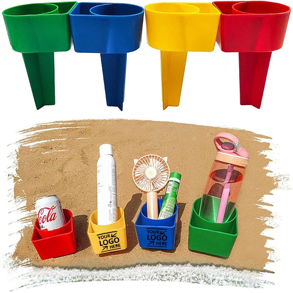 Beach Cup Holder With Pocket