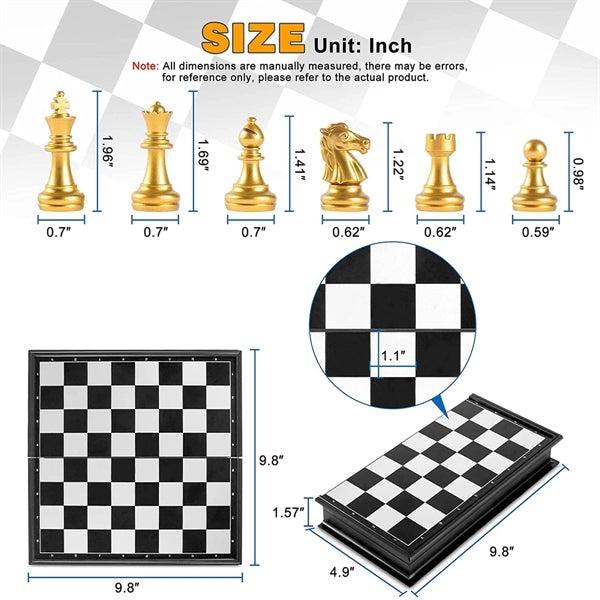Magnetic Folding Chess Set