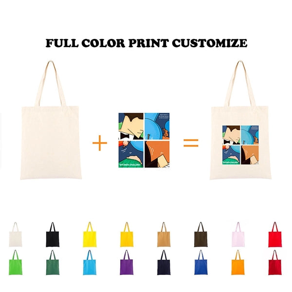 Cotton shopping tote bags