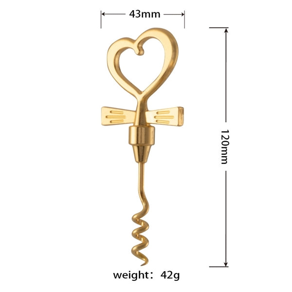 Creative Heart-shaped Wine Bottle Opener Corkscrew