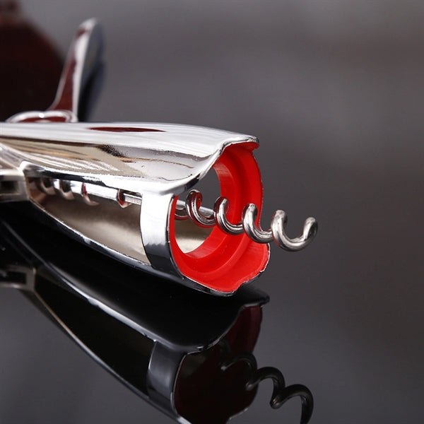 Heart Shaped Winged Corkscrew with Cap Lifter