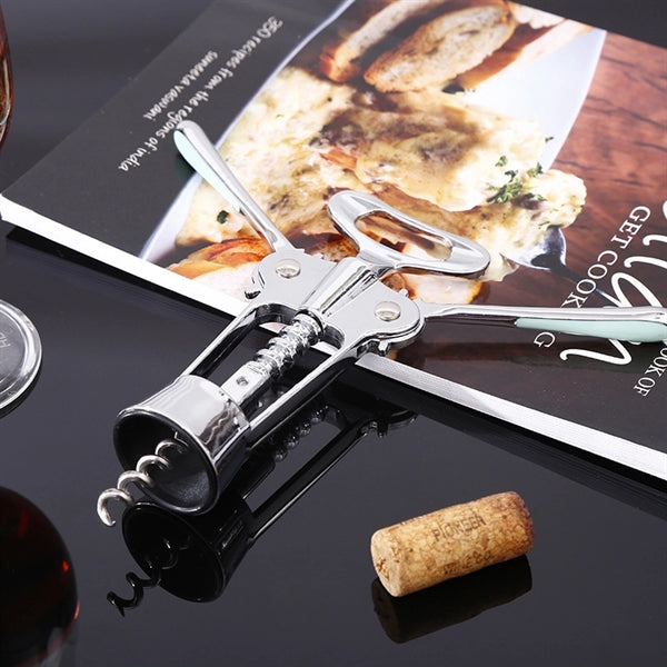 Multi-functional Classic Winged Corkscrew with Cap Lifter