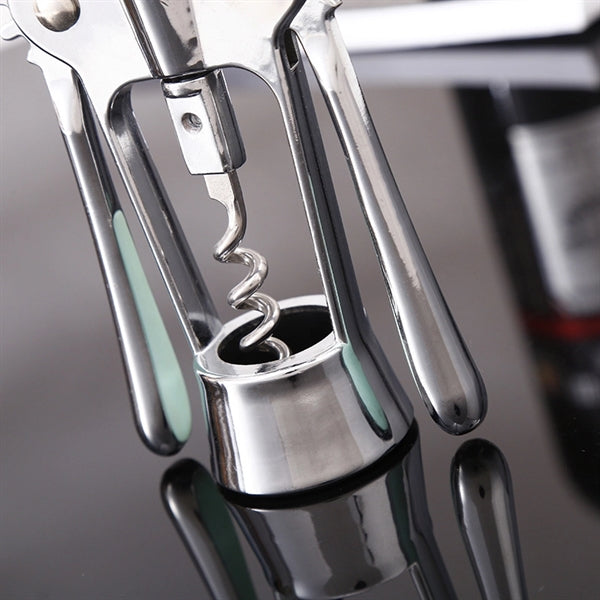 Multi-functional Classic Winged Corkscrew with Cap Lifter
