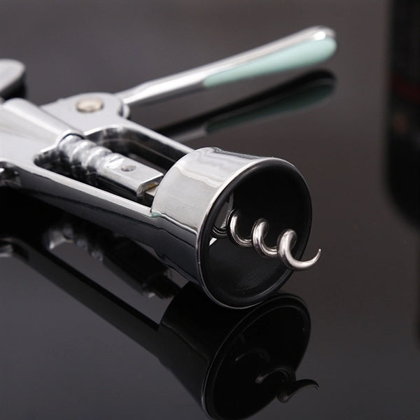Multi-functional Classic Winged Corkscrew with Cap Lifter