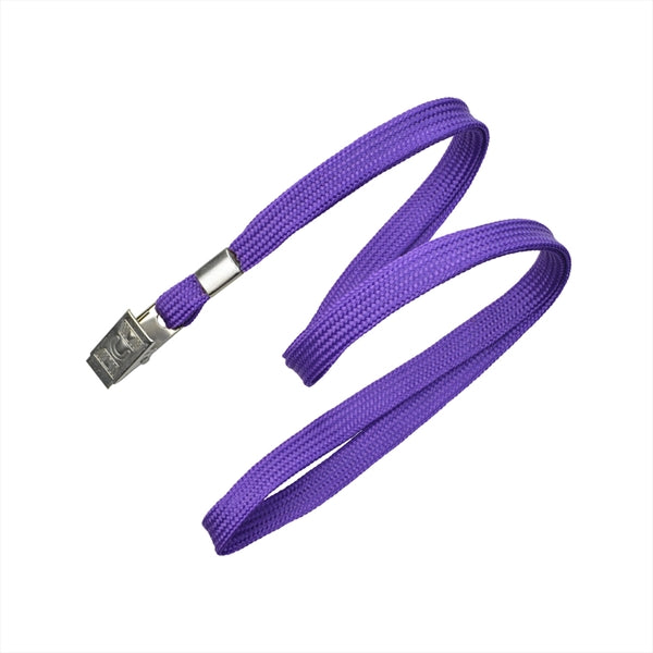3/8" Tube Blank Lanyard (Bulldog Clip)