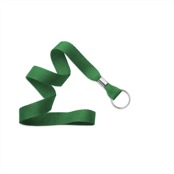 5/8" Flat Blank Lanyard (Split Ring)