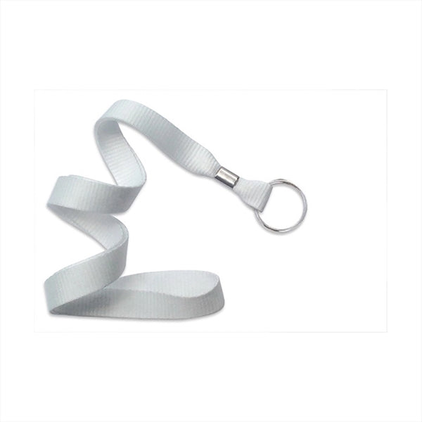 5/8" Flat Blank Lanyard (Split Ring)