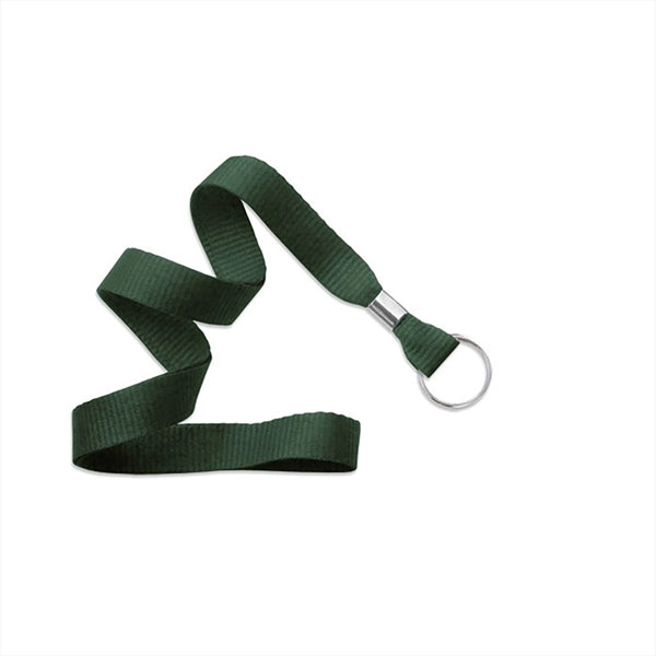 5/8" Flat Blank Lanyard (Split Ring)